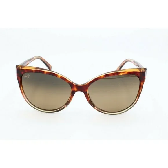 Maui Jim Italy Olu Olu MJ537-10A Brown Sunglasses MAUI JIM OLU OLU MJ537-10A Italy Brown Tortoise Sunglasses  main image 4